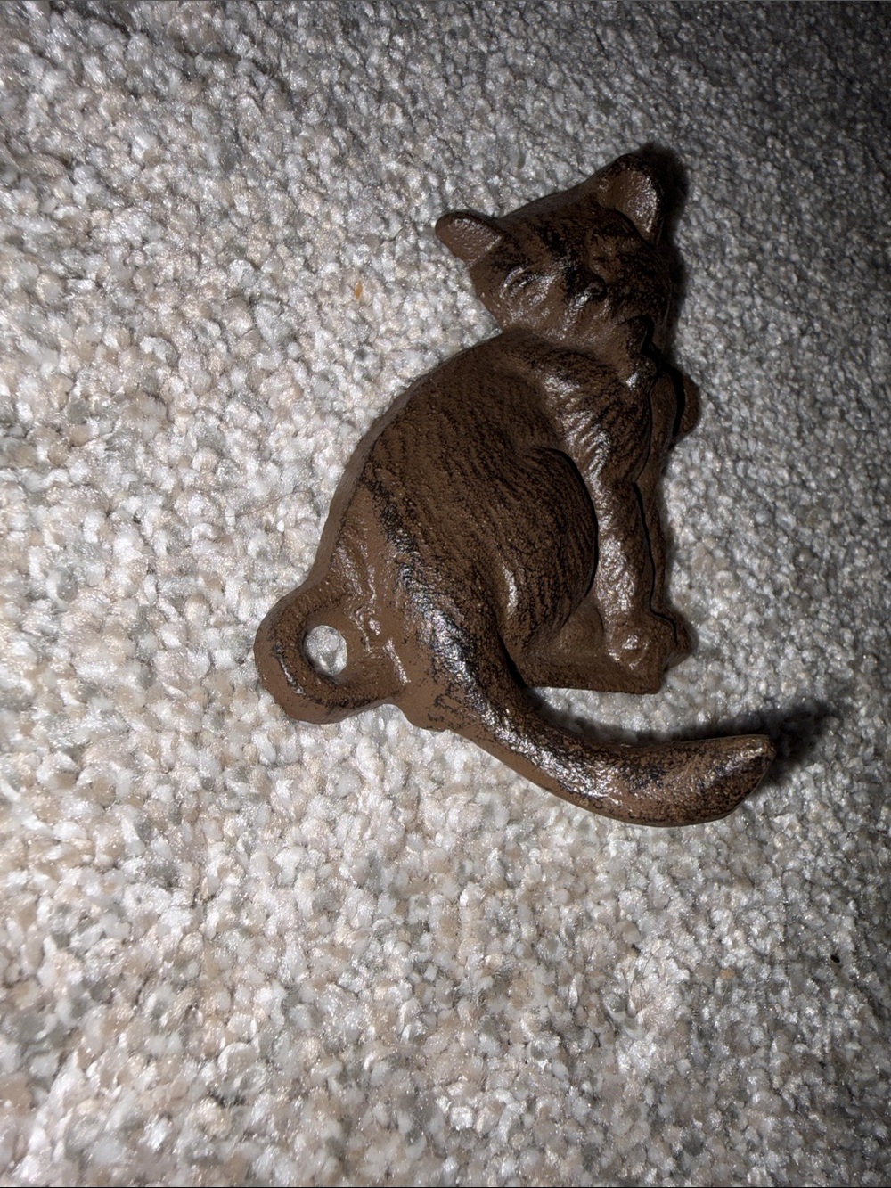 Cast Iron Cat Wall Hook - Picture 3 of 6